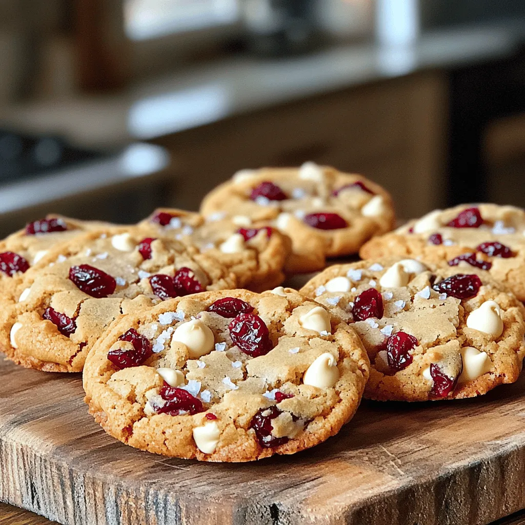 Leckere White Chocolate Cranberry Cookies Rezept