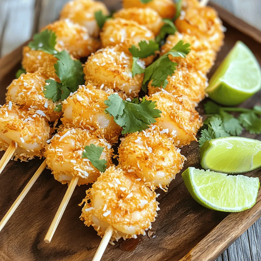 Tropical Coconut Shrimp Skewers köstlich zubereiten