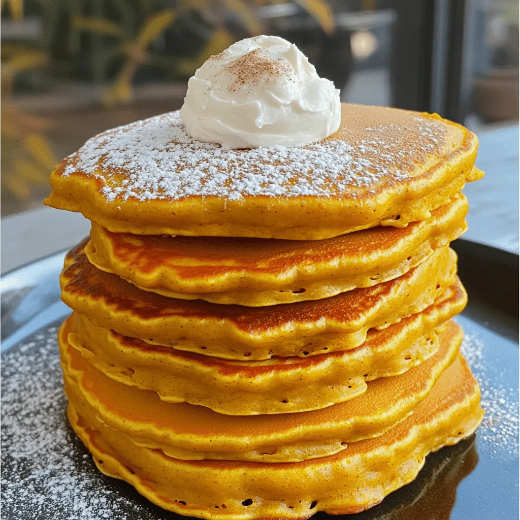 Kürbis Cream Cheese Pfannkuchen Zart und Lecker