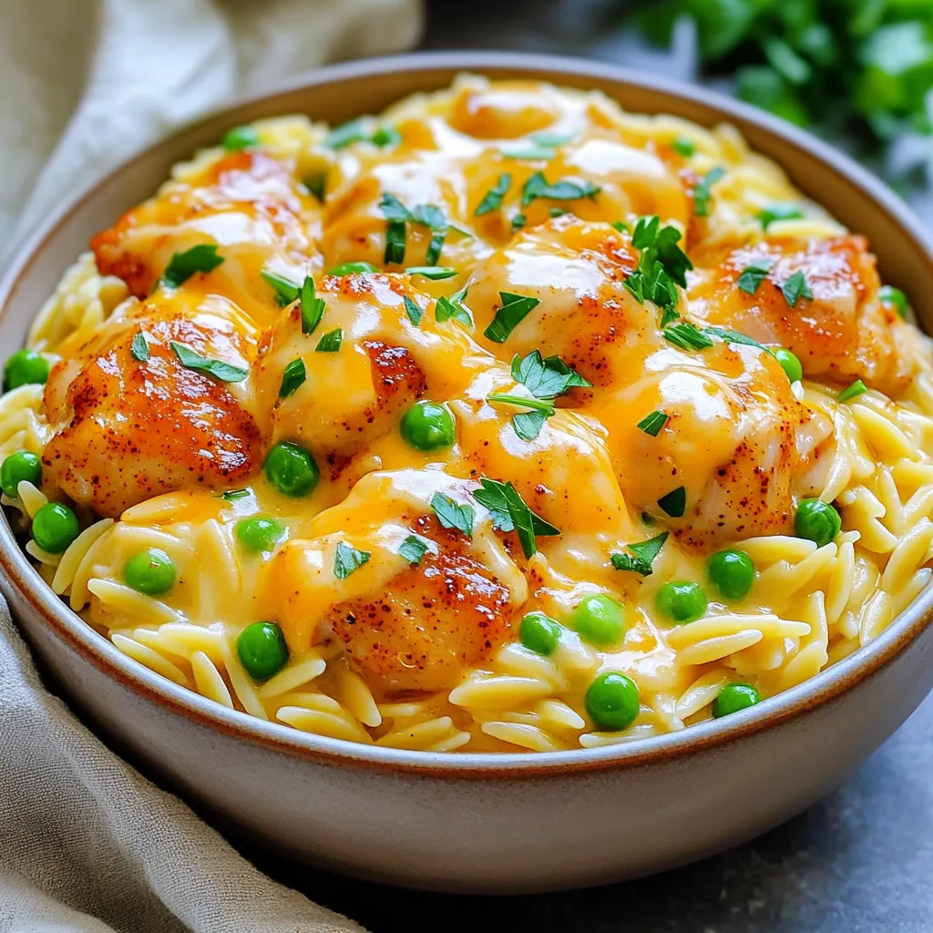 Creamy Cajun Chicken Orzo Einfache und köstliche Mahlzeit