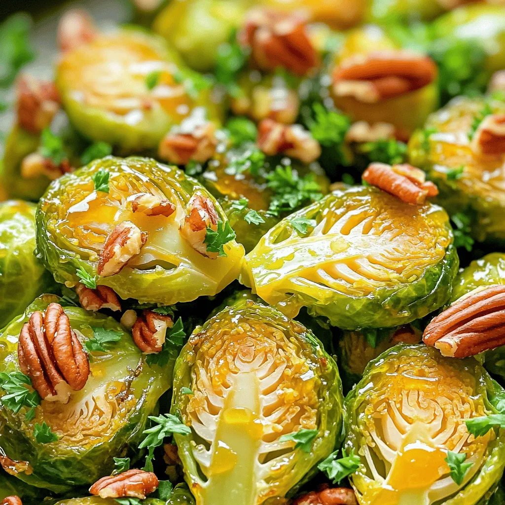 Honig-Senf Rosenkohl Einfache und köstliche Beilage