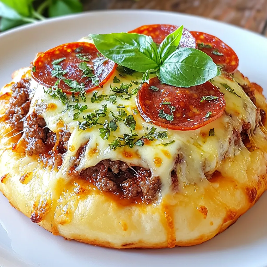 Pizza Burger Pie Einfache und Leckere Rezeptidee