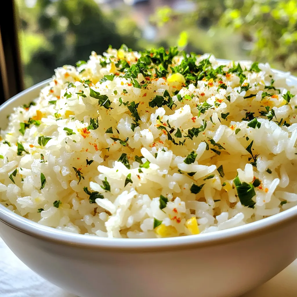 Knoblauchbutter-Reis für herzhaften Genuss Zuhause