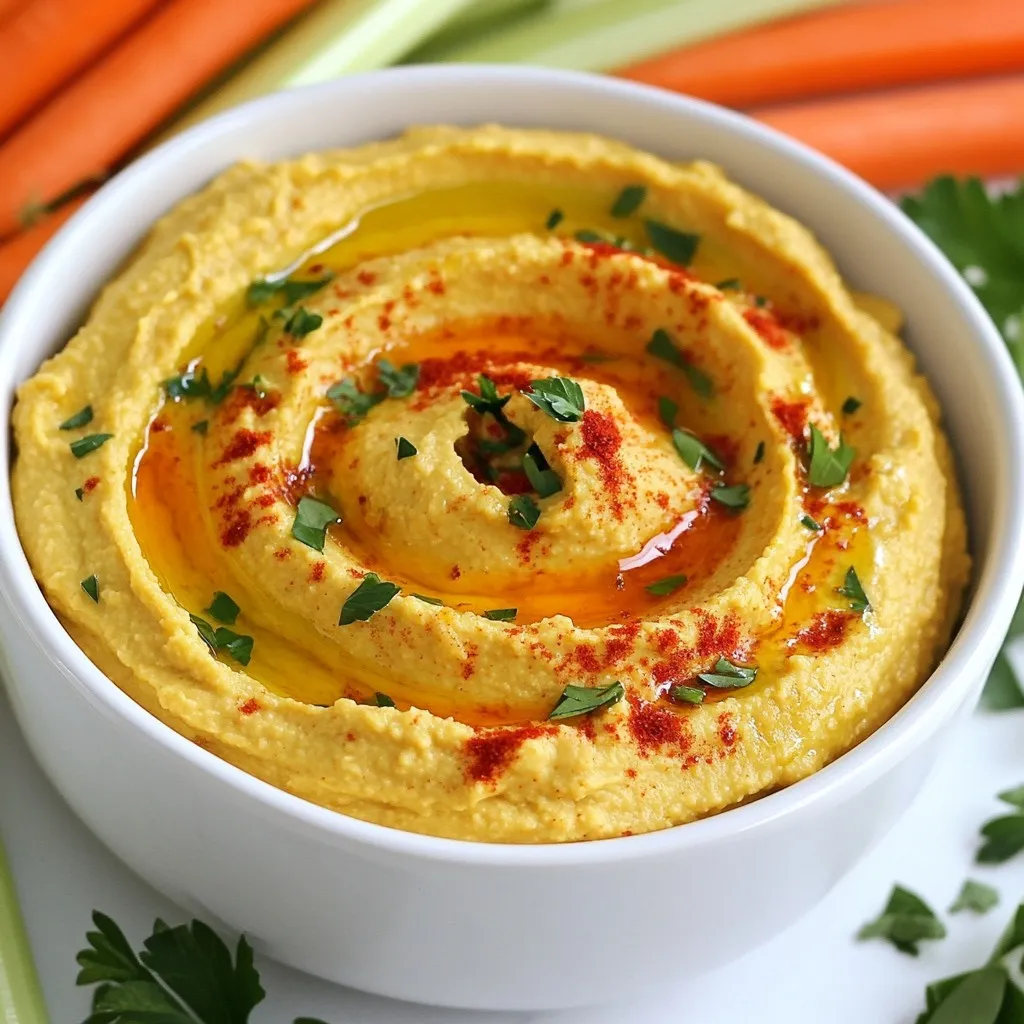 Roasted Red Pepper Hummus Cremig und Geschmackvoll