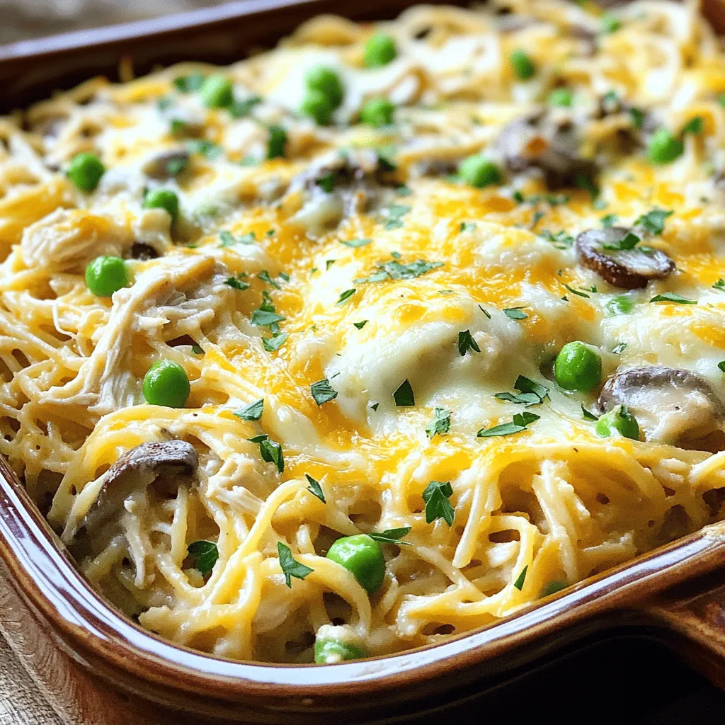 Einfache Chicken Tetrazzini Schnelles und köstliches Gericht