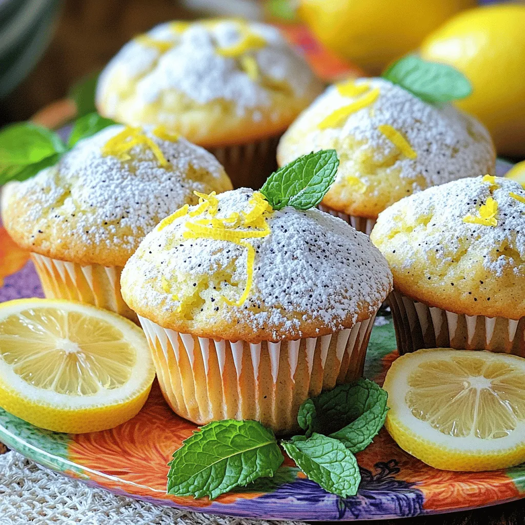 Zitronen-Mohn-Muffins Einfach und Lecker Genießen
