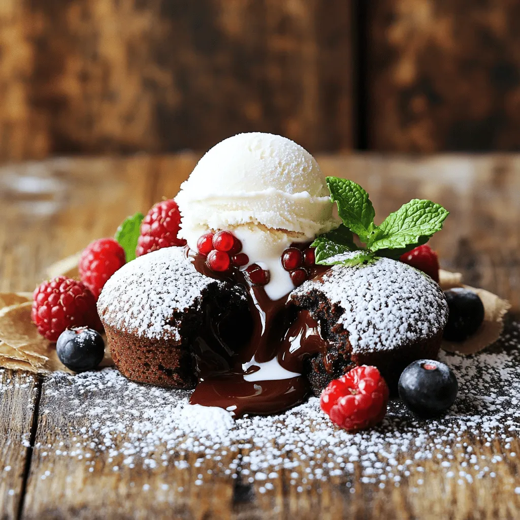 Mini Chocolate Lava Cakes Köstlich und Einfach Zubereiten