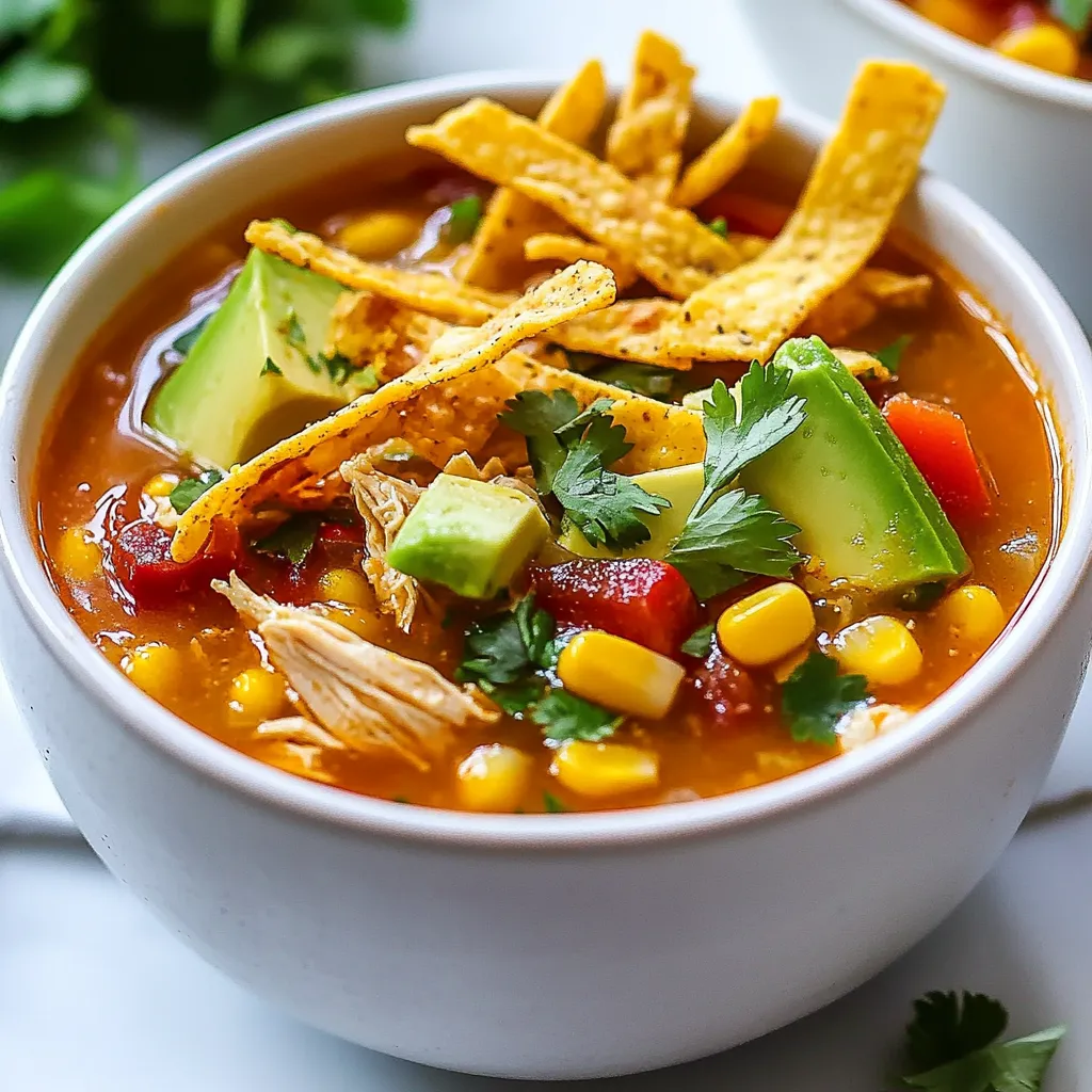 Instant Pot Chicken Tortilla Soup Schnelle und Leckereien
