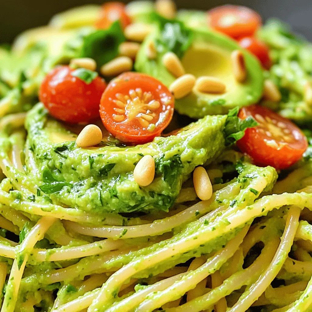Avocado Green Goddess Pasta Einfach und Köstlich