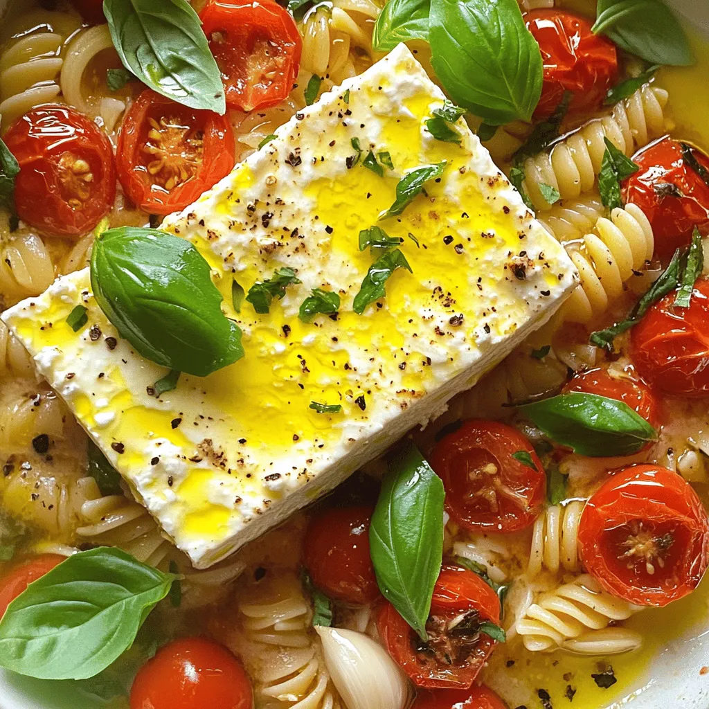 Baked Feta Pasta With Tomato Einfache und leckere Idee