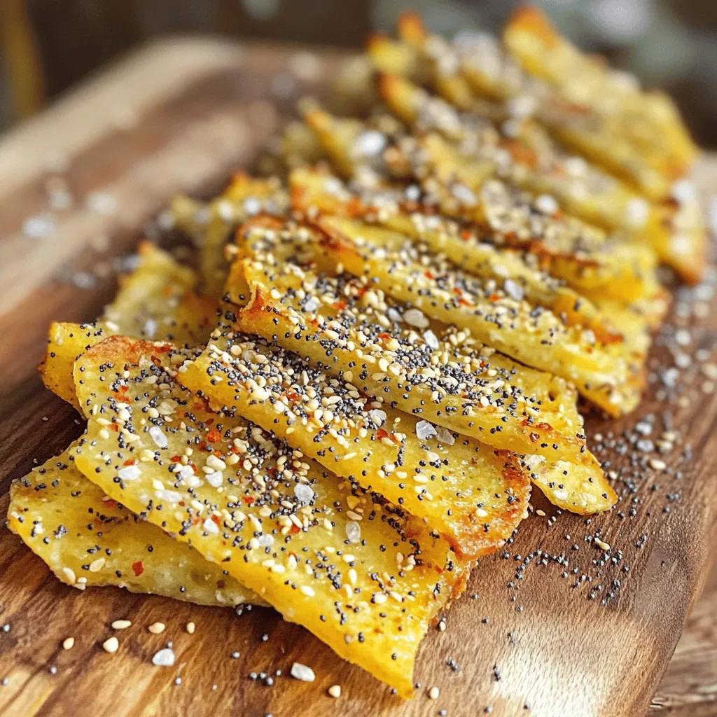 Air Fryer Everything Bagel Chips Knusprig und Lecker
