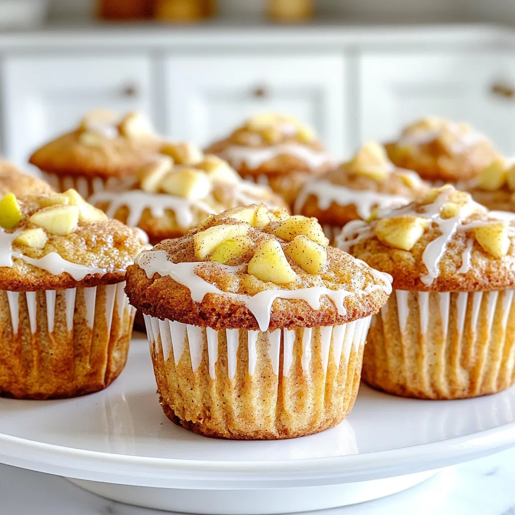 Leckere Apple Cinnamon Coffee Cake Muffins Rezept