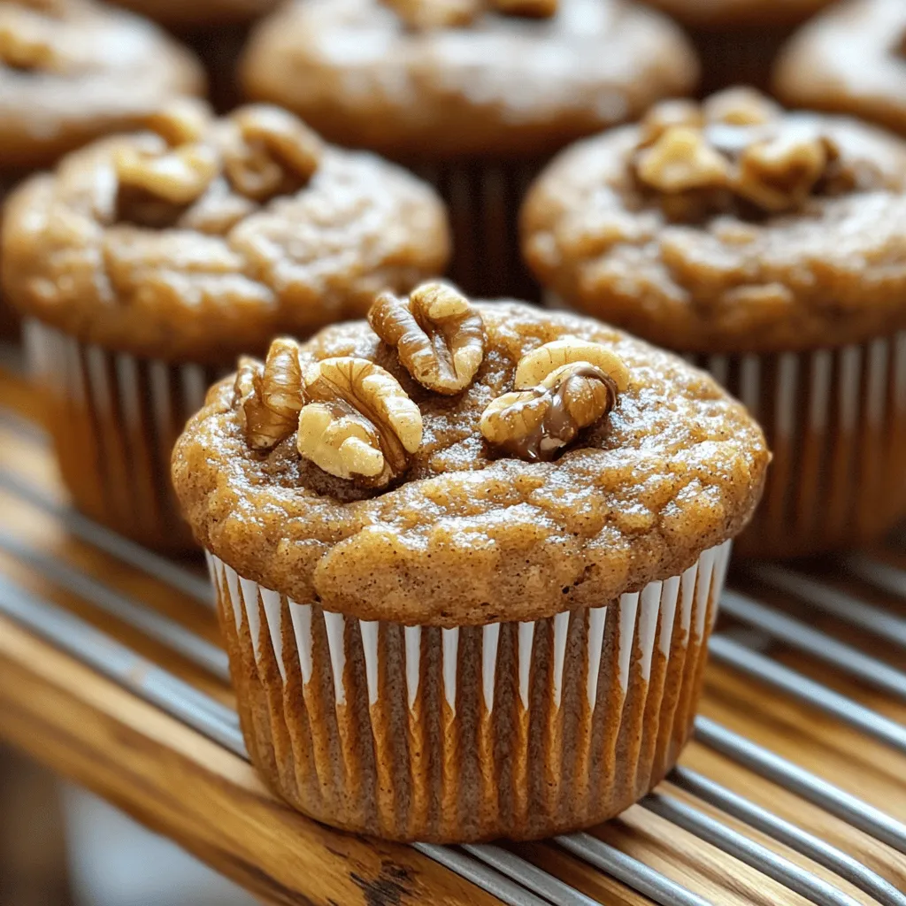 Banana Nut Protein Muffins Schnell und Einfach Backen