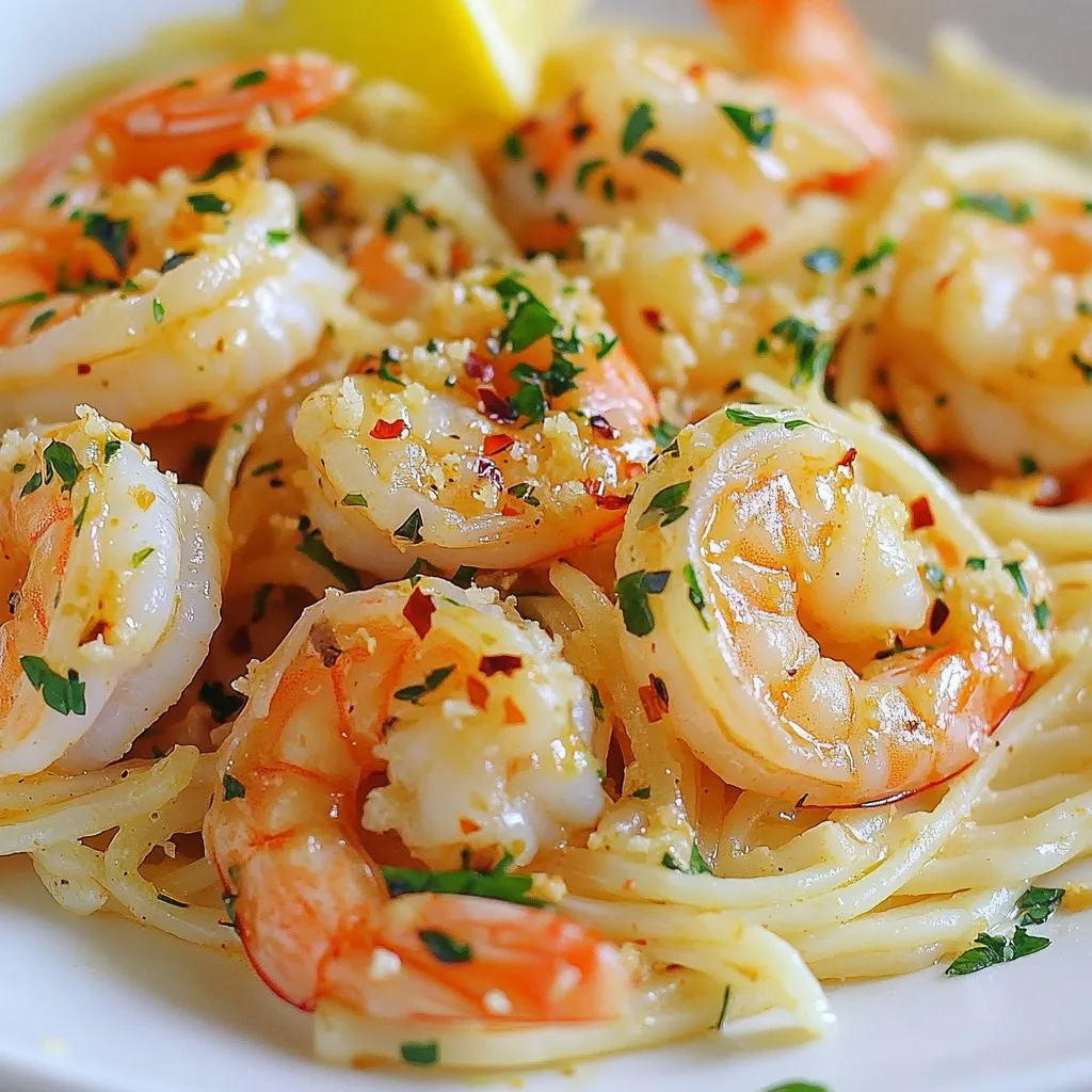 Knoblauchbutter Garnelen Scampi Einfaches Rezept