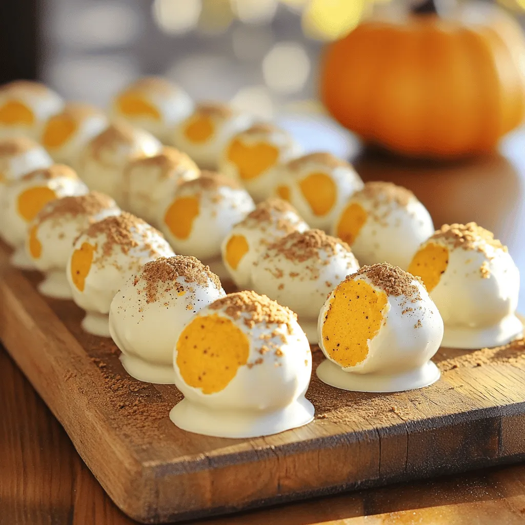 Pumpkin Cheesecake Oreo Truffles Einfach und Lecker