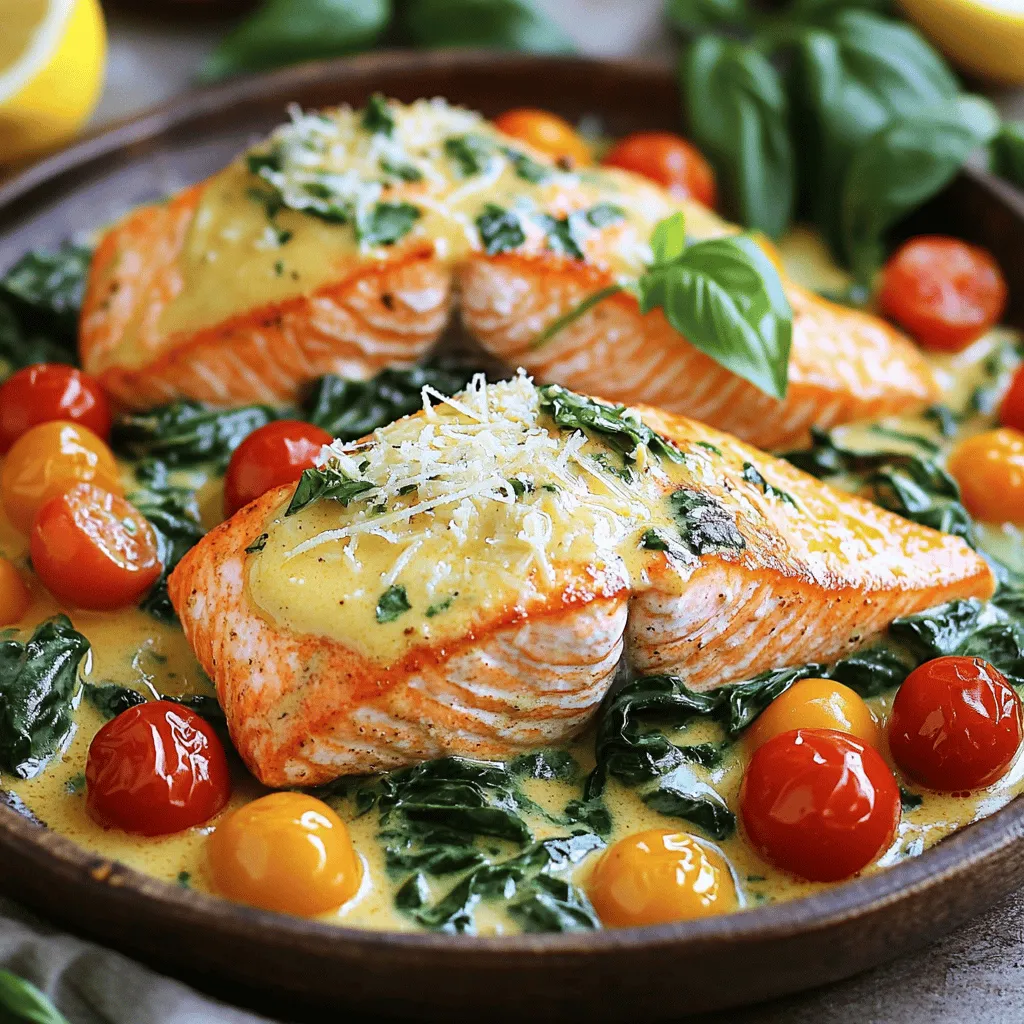 Creamy Tuscan Salmon Einfaches und Köstliches Rezept