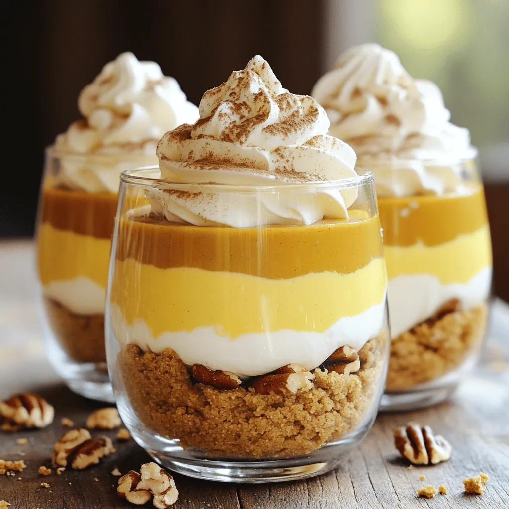 No Bake Pumpkin Cheesecake Trifles Einfach und Lecker