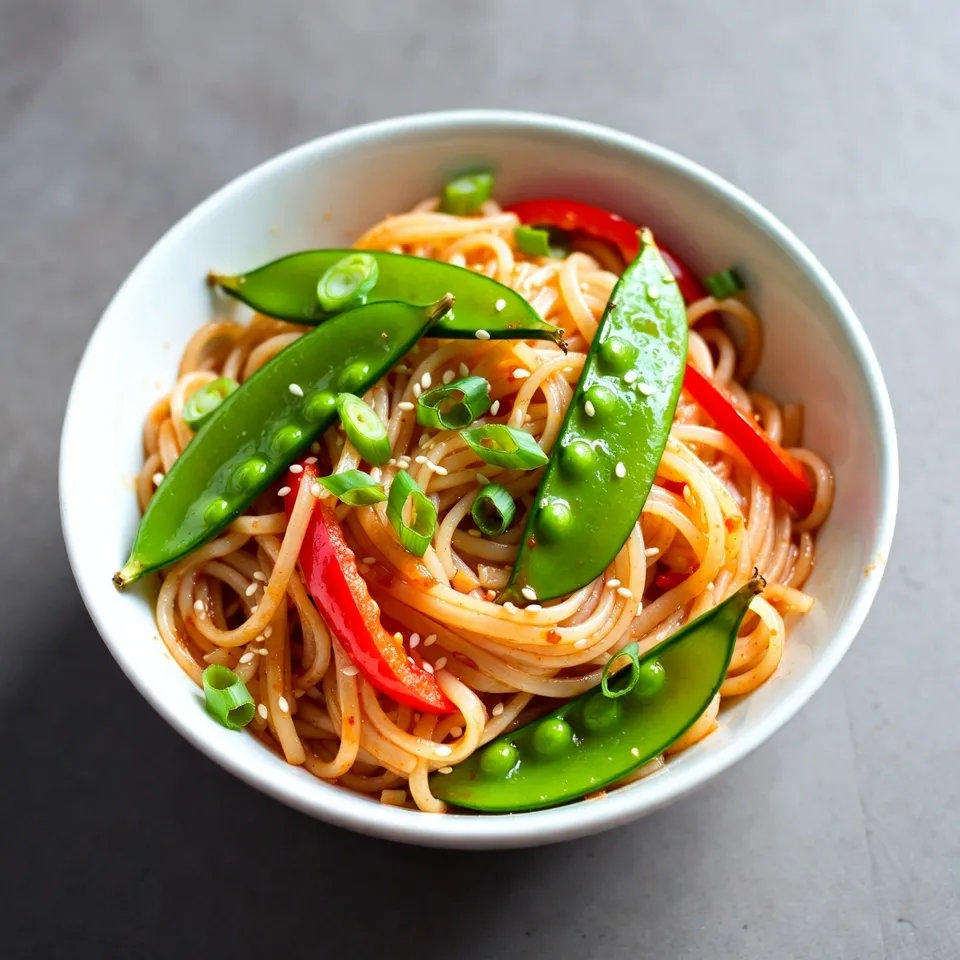 Süße Chili Knoblauch Nudeln Schnelle und leckere Mahlzeit