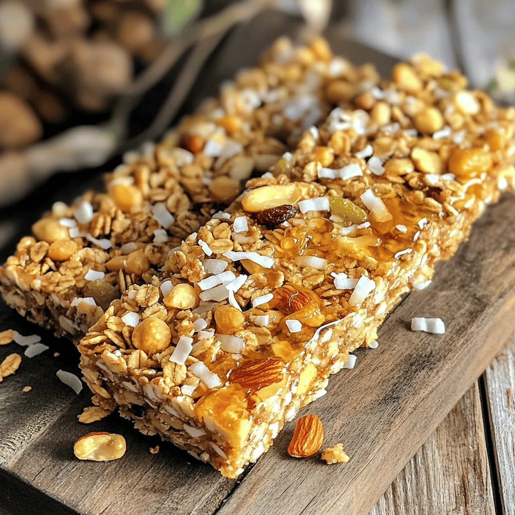 Homemade Granola Bars Einfach und Nahrhaft Zubereiten