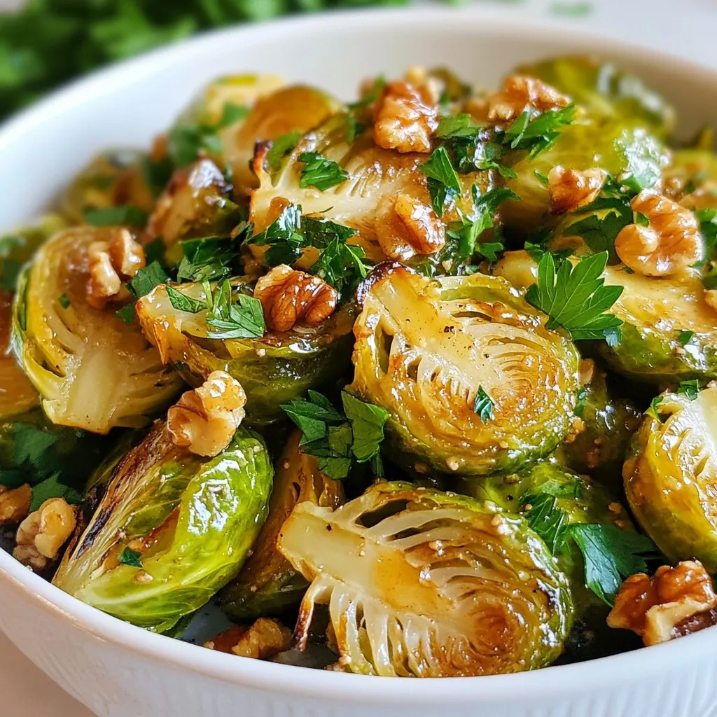 Honig-Senf Rosenkohl Einfach und Köstlich Genießen