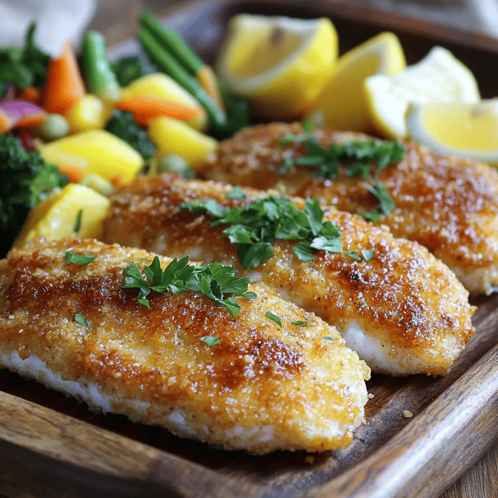 Parmesan Crusted Tilapia Knusprig und Lecker Genießen