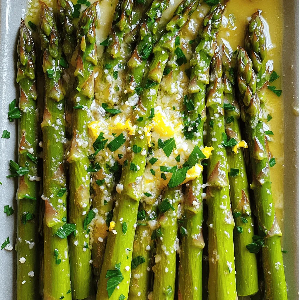 Lemon Butter Asparagus schmackhaft und einfach zubereiten