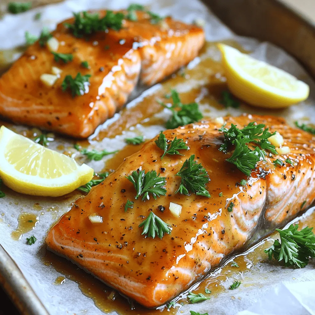 Maple Garlic Glazed Salmon Einfach und Lecker Rezept