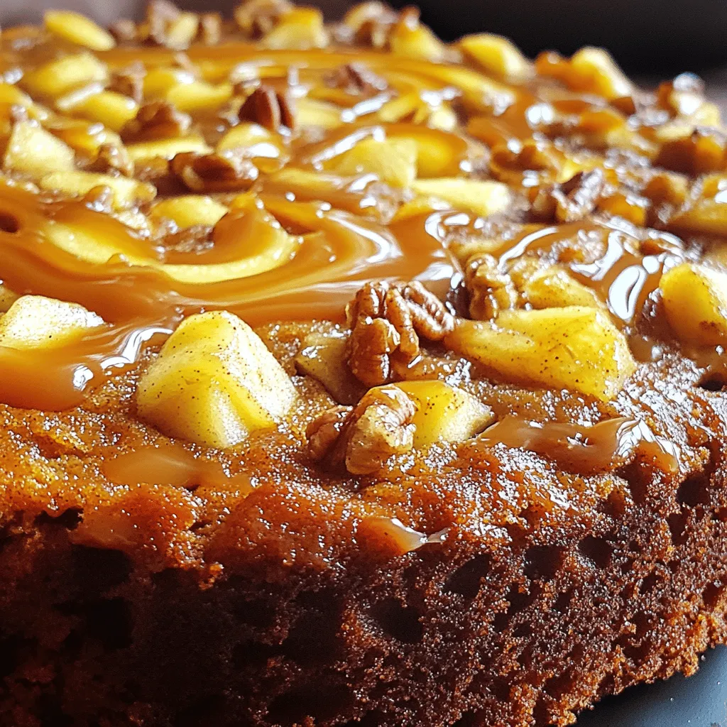 Karamell-Apfel-Zimt-Kaffeekuchen Einfach und Lecker