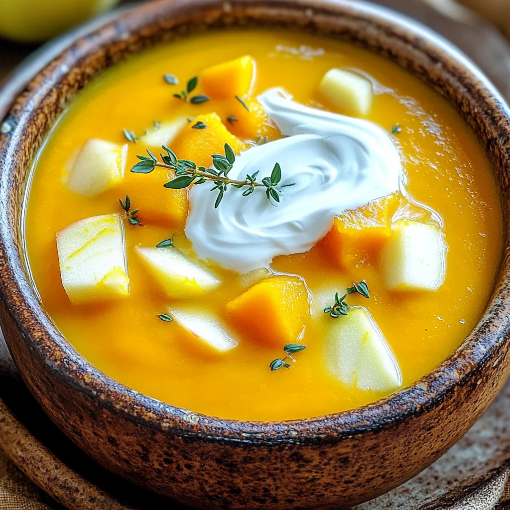 Slow Cooker Butternut Squash Apple Soup Einfach und Gut