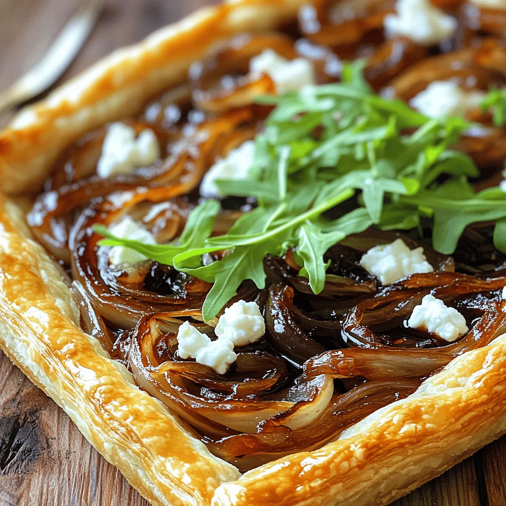 Karamellisierte Zwiebel &#038; Ziegenkäse Tarte Genuss