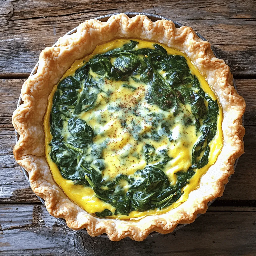 Classic Spinach Quiche Einfaches und schnelles Rezept