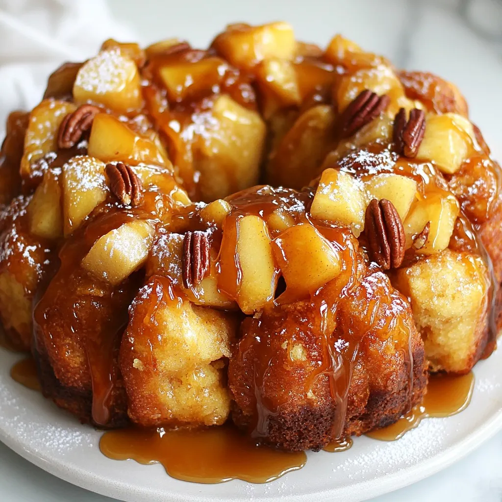 Caramel Apple Monkey Bread für einen tollen Genuss