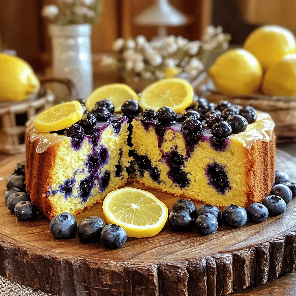Lemon Blueberry Pound Cake Einfaches Rezept genießen
