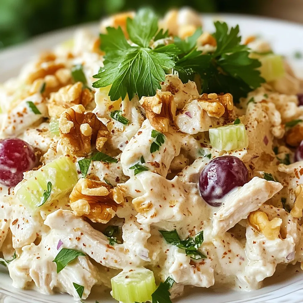 Griechischer Joghurt-Hühnchensalat Einfache Rezeptur