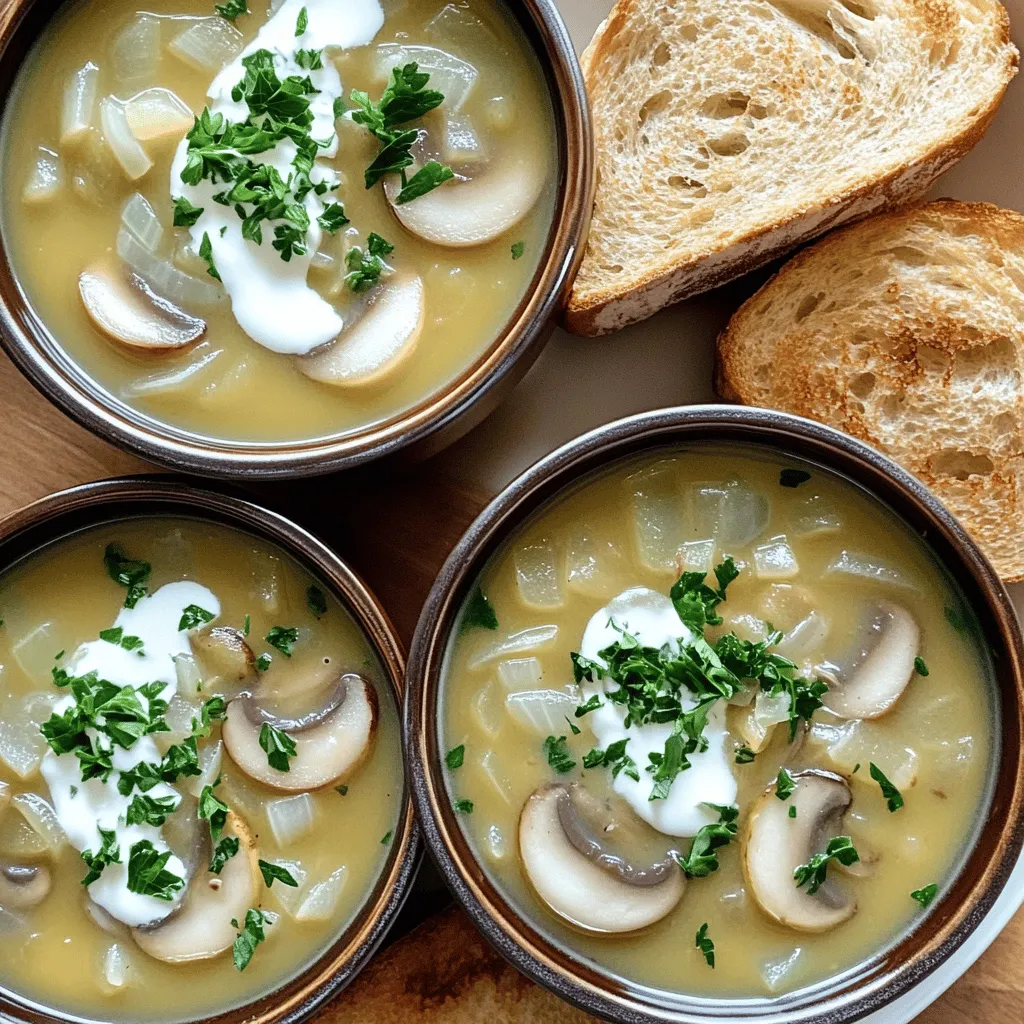 Für die Waldpilzcremesuppe brauchen wir einige frische und schmackhafte Zutaten. Hier ist die Liste: