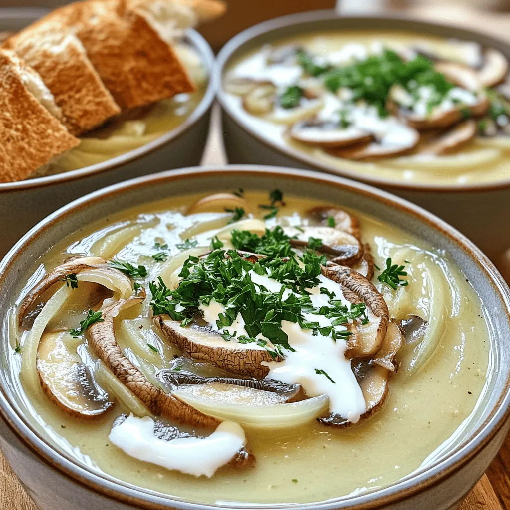 Mushroom Soup Gesund und Lecker Kochen