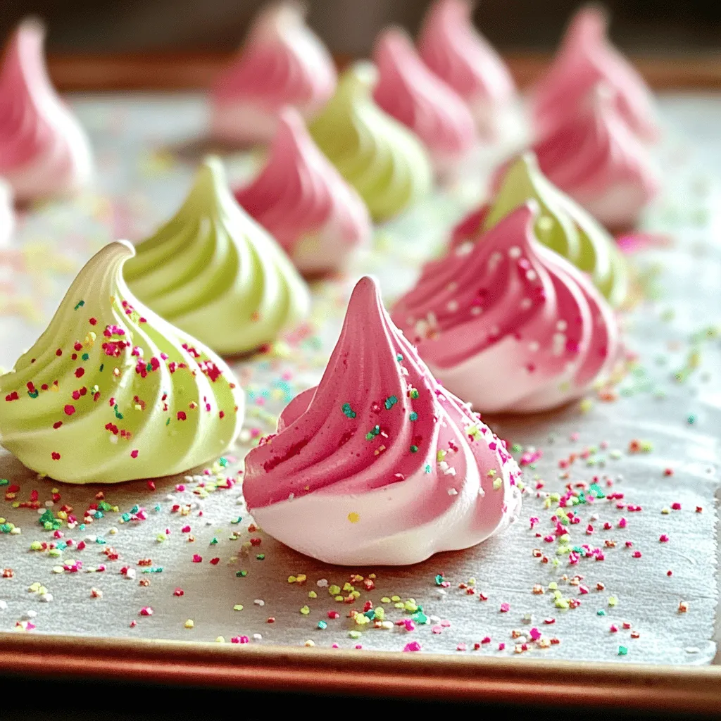 Einfache Jello Meringue Cookies Süßes Rezept für Alle