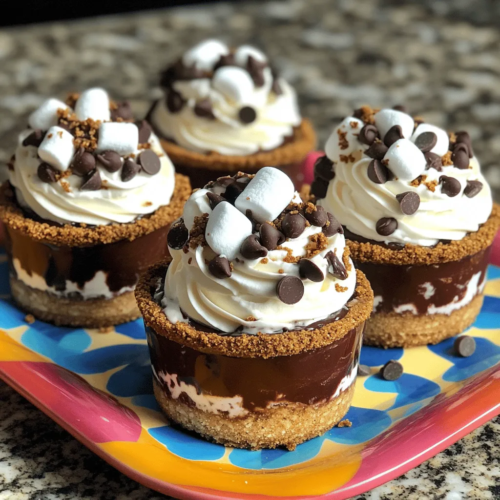Frosty S&#8217;more Cups Cremige und köstliche Nachspeise