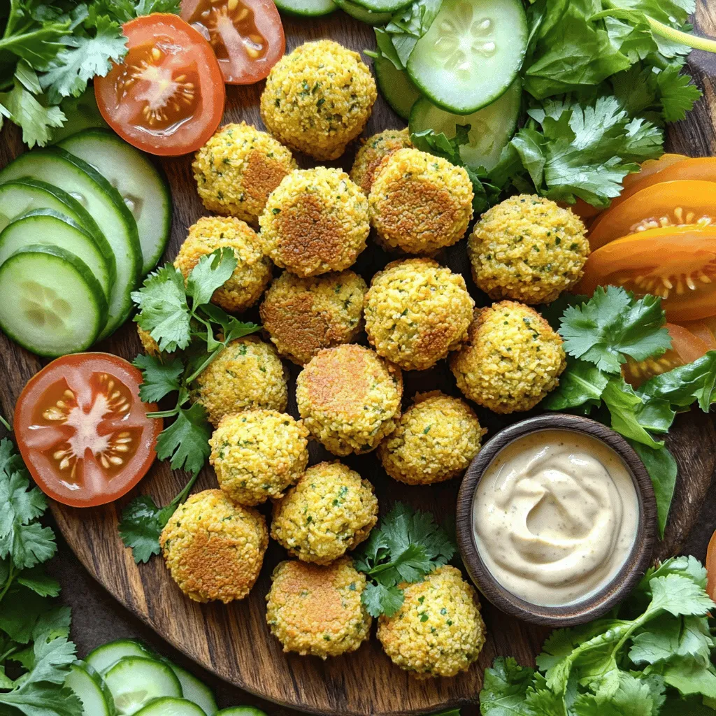 Baked Crispy Falafel Knuspriger Genuss für Jeden