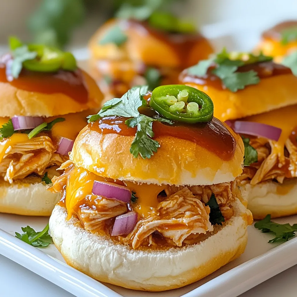 BBQ Chicken Sliders Einfach und Lecker Zubereiten