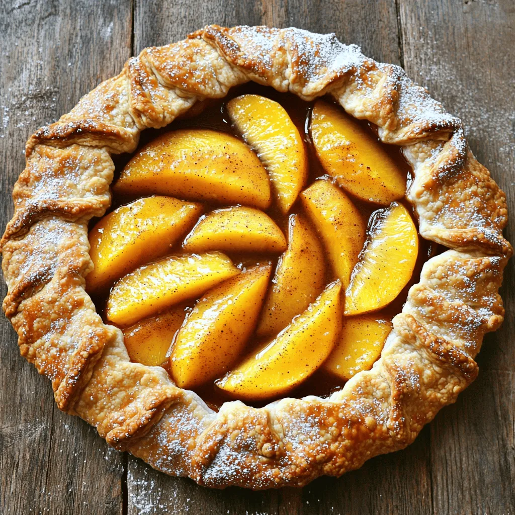 Pfirsich-Galette Einfaches und Köstliches Rezept