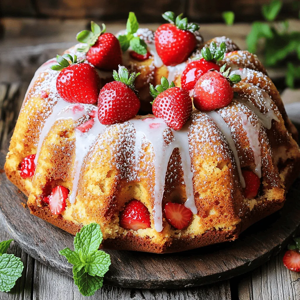 Strawberry Bundt Cake Bliss Frühlingserlebnis für alle