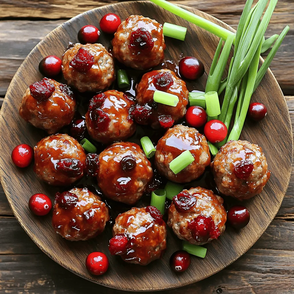 Slow Cooker Cranberry Glazed Meatballs Leckeres Rezept