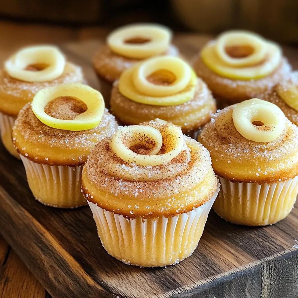 Apfelwein-Donut-Cupcakes Unwiderstehlicher Genuss
