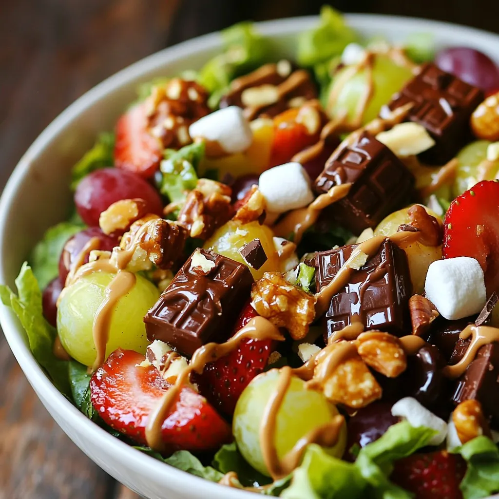 Snickers Salat Genussvolle und Einfache Zubereitung