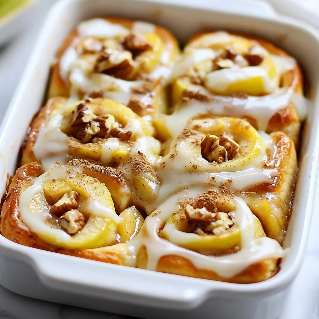 Apfel-Zimt-Brötchen Auflauf Einfaches und Köstliches Rezept