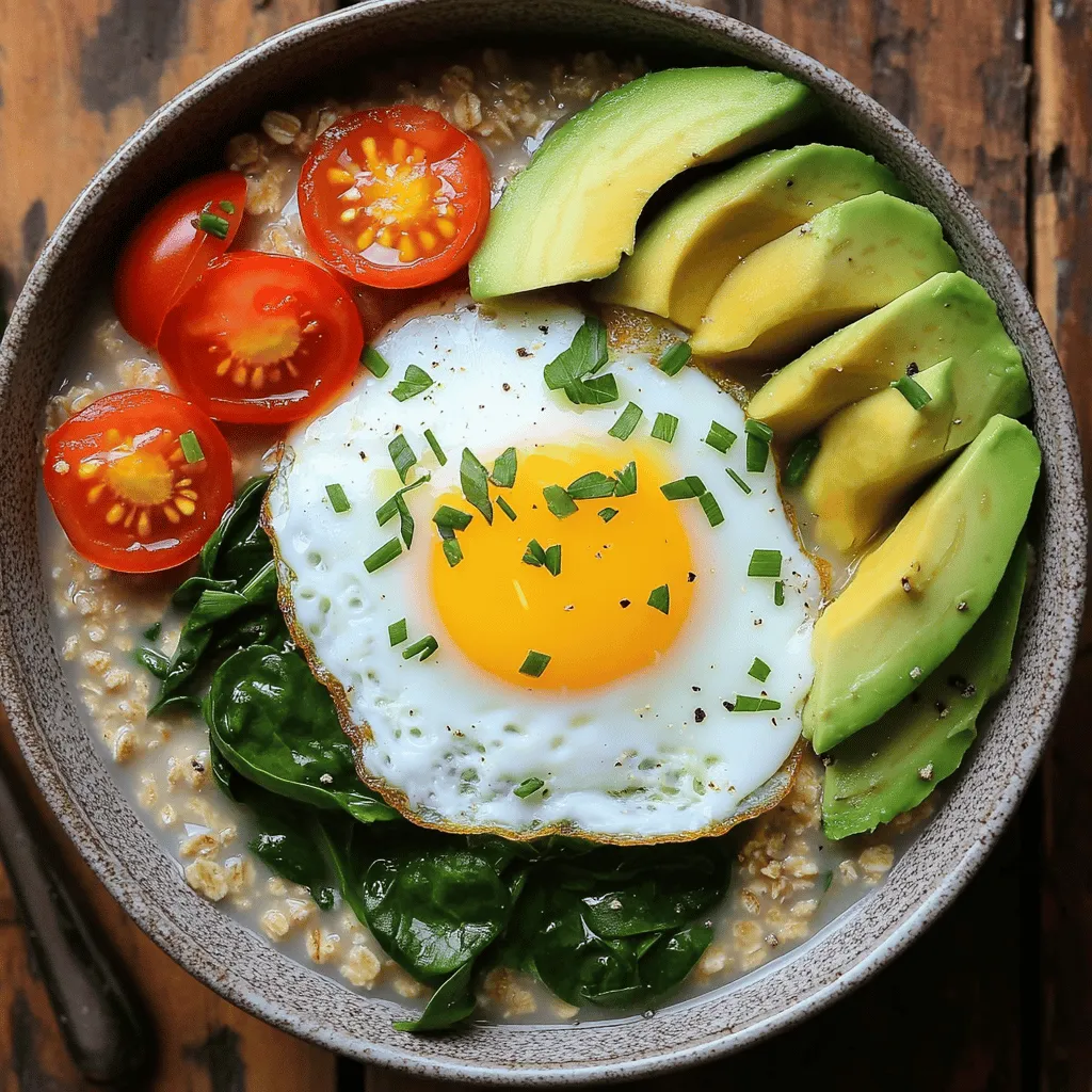 Herzhafter Haferbrei mit Eiern Einfaches Rezept