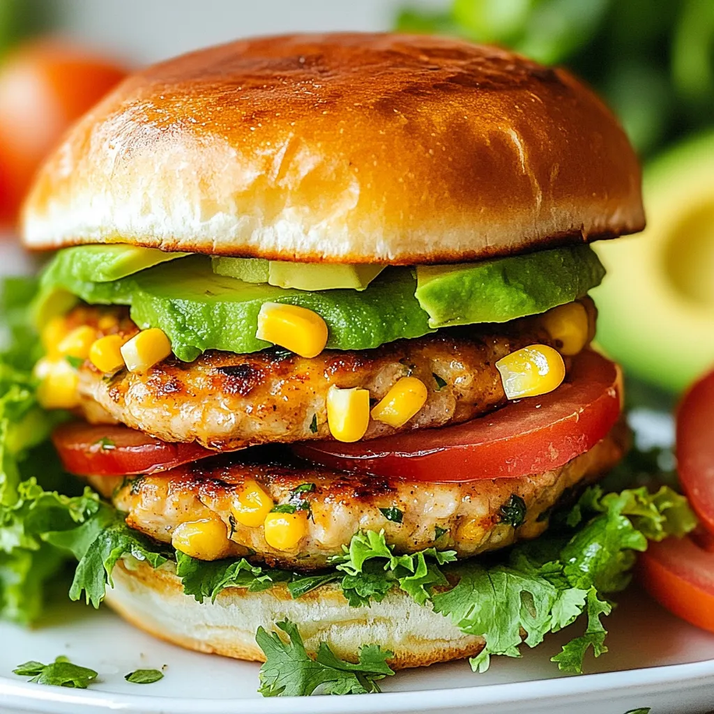 Hühnchen-Mais-Burger Einfaches und Köstliches Rezept