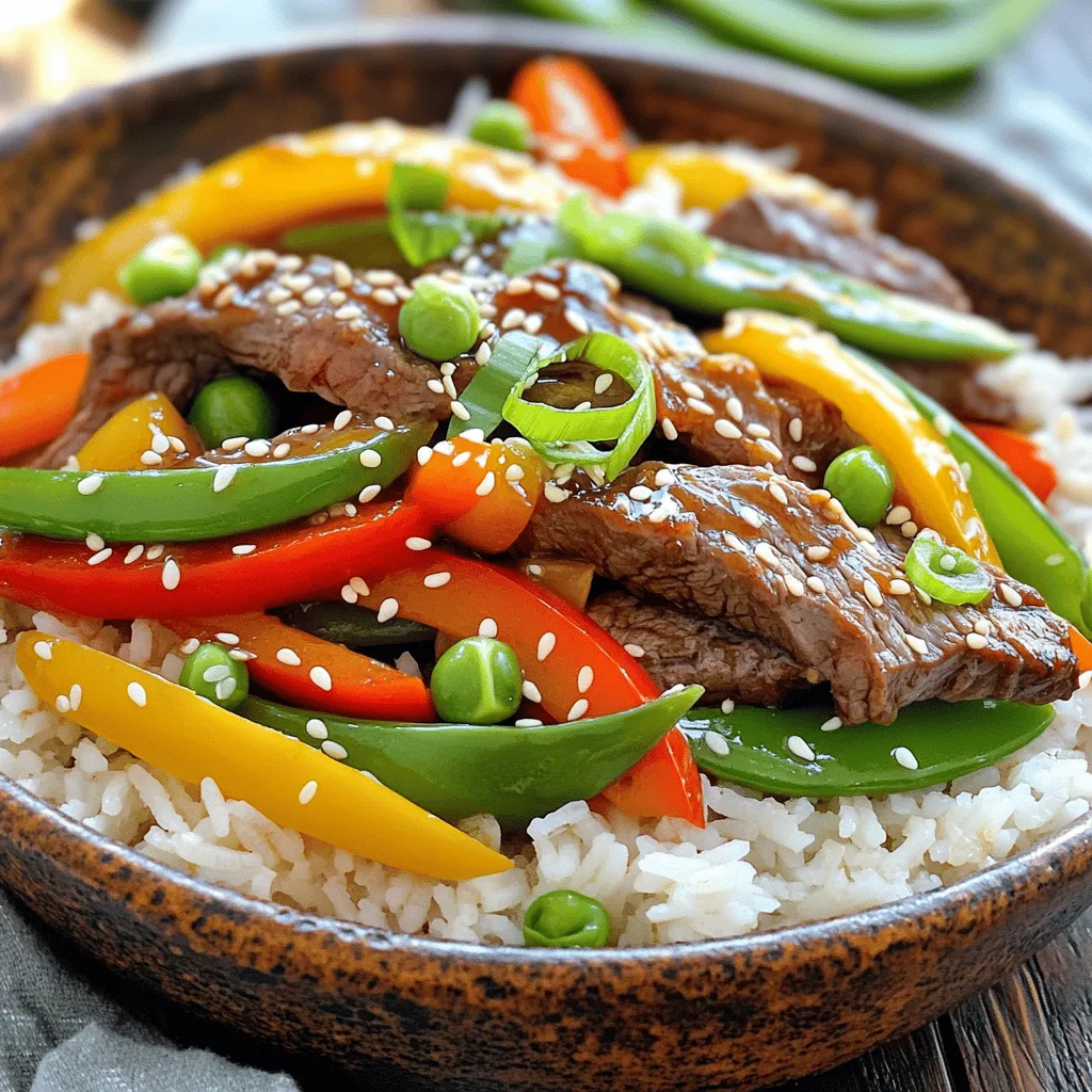 Sesame Ginger Beef Stir Fry Frisch und Geschmacksvoll