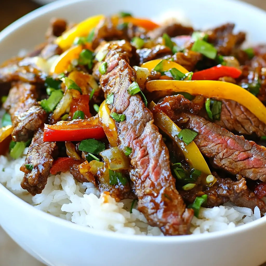 Knuspriger Chili-Rindfleisch-Reis einfach zubereiten